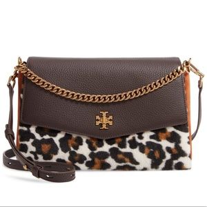 Tory Burch Kira Shearling Convertible Shoulder Bag